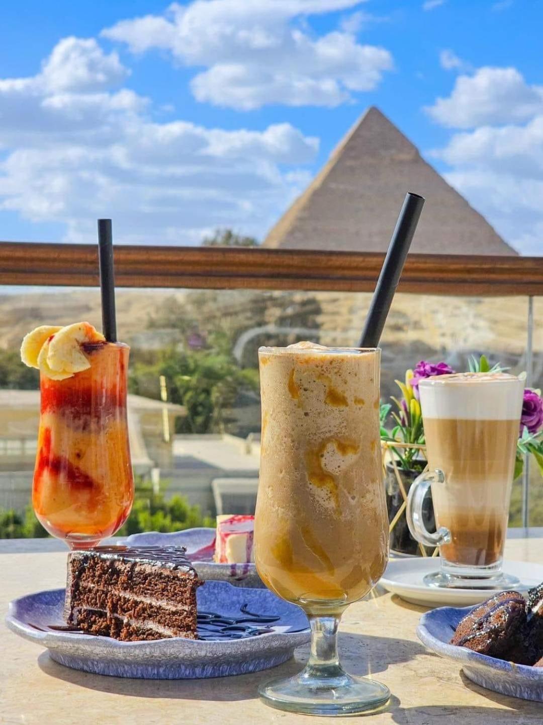 Tree Lounge Pyramids View Inn , Sphinx Giza Kafret el-Gabal Exterior foto