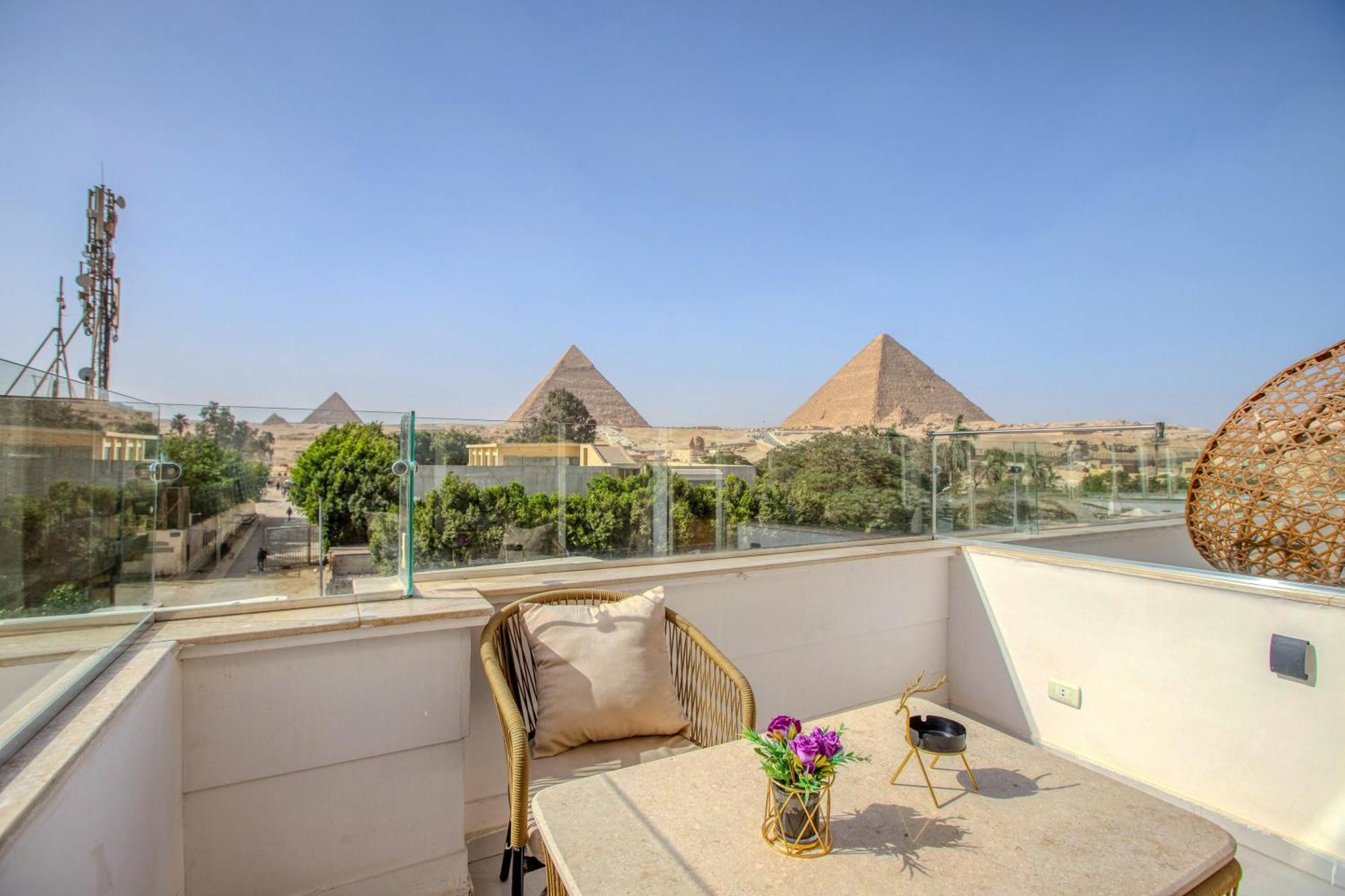 Tree Lounge Pyramids View Inn , Sphinx Giza Kafret el-Gabal Exterior foto
