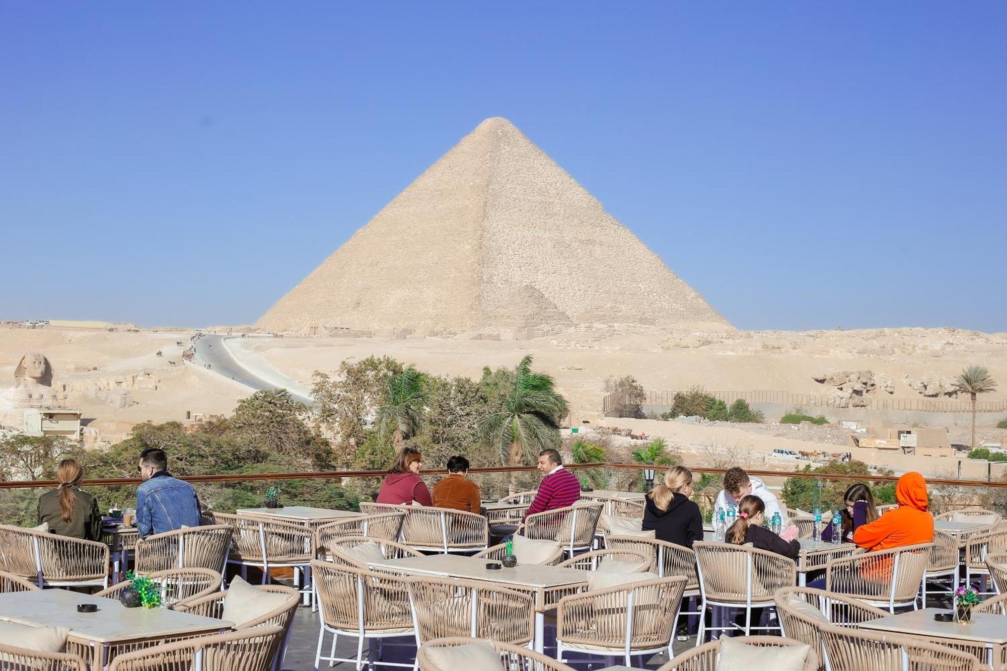 Tree Lounge Pyramids View Inn , Sphinx Giza Kafret el-Gabal Exterior foto