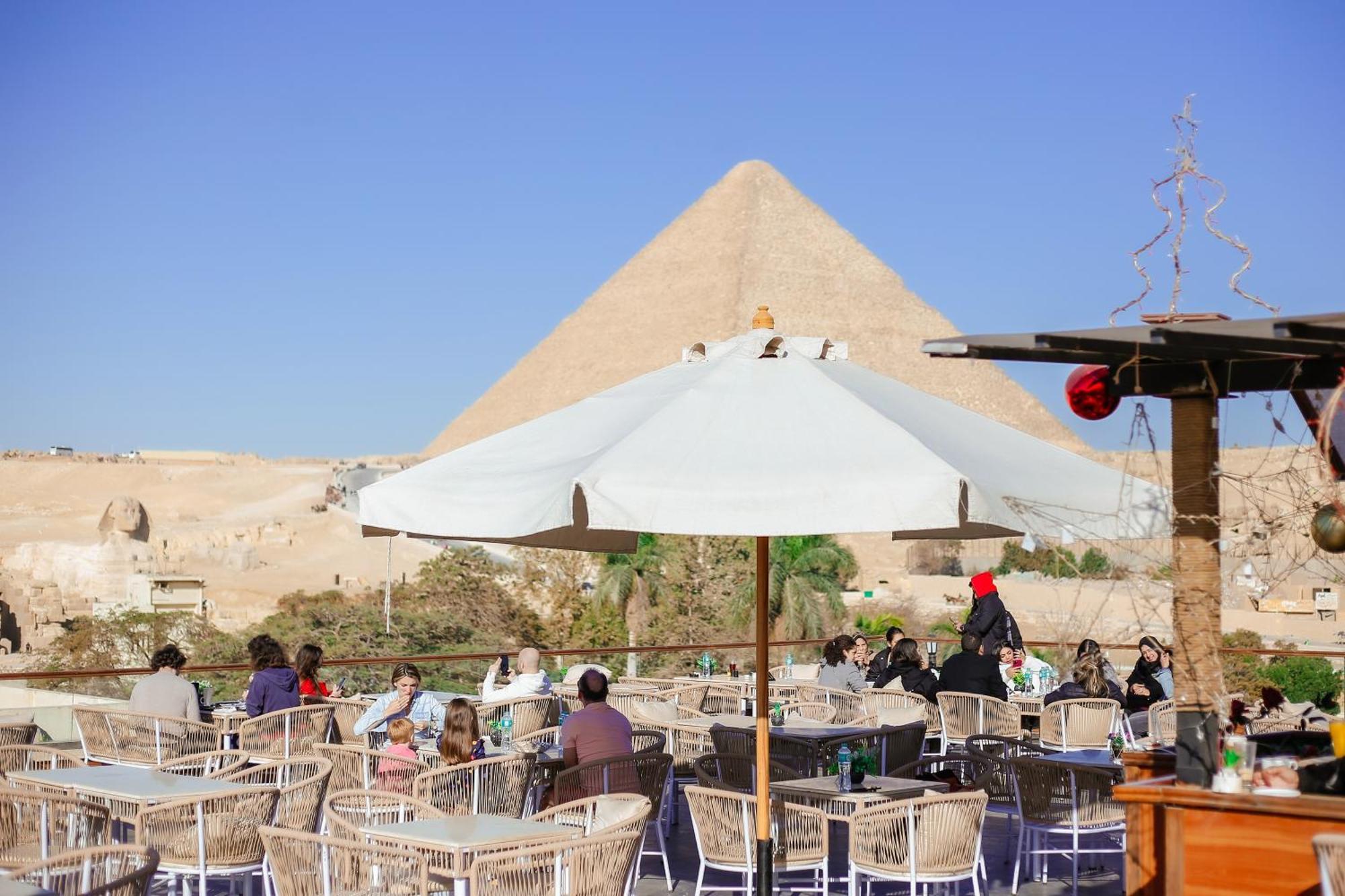 Tree Lounge Pyramids View Inn , Sphinx Giza Kafret el-Gabal Exterior foto