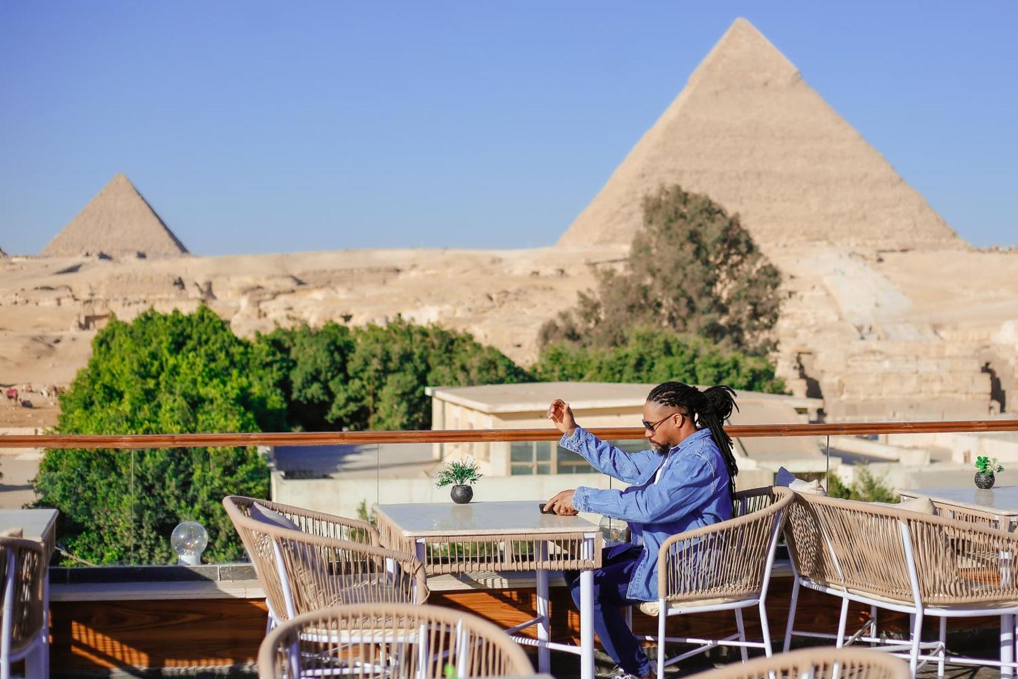 Tree Lounge Pyramids View Inn , Sphinx Giza Kafret el-Gabal Exterior foto