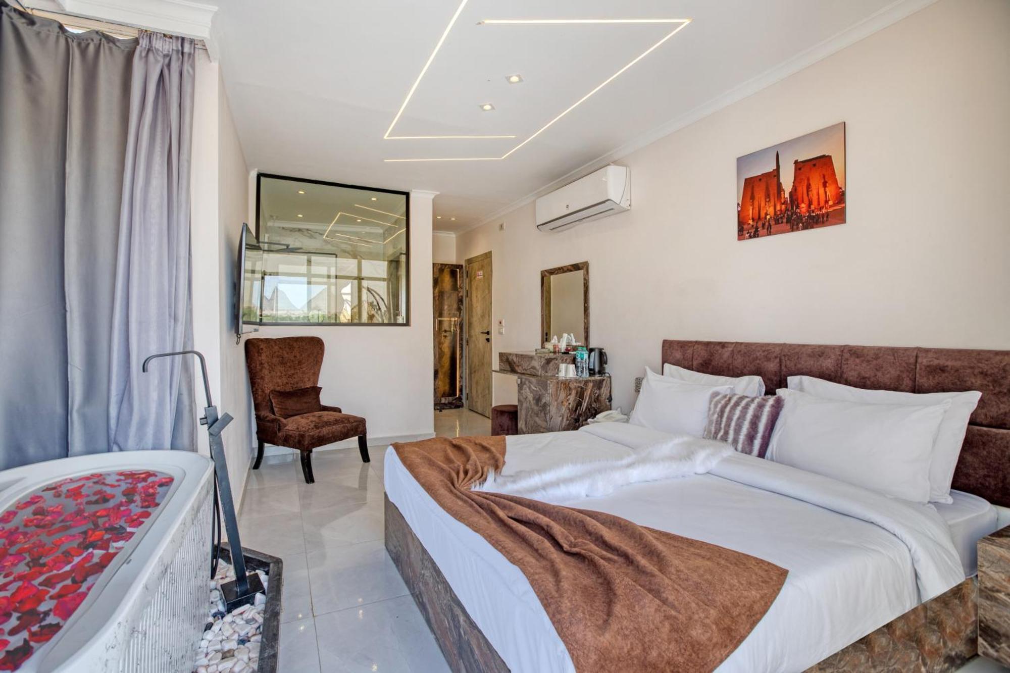 Tree Lounge Pyramids View Inn , Sphinx Giza Kafret el-Gabal Exterior foto