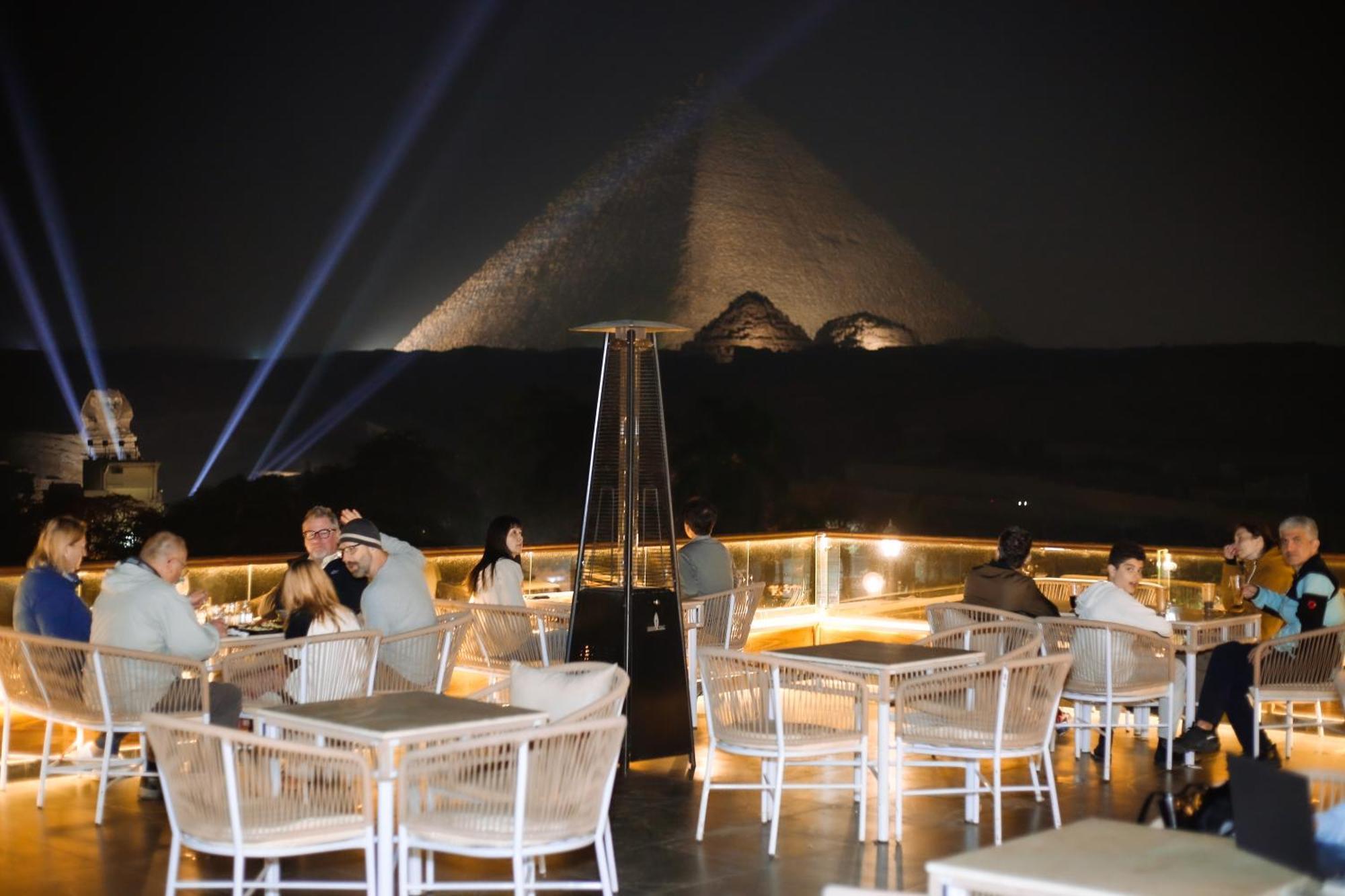 Tree Lounge Pyramids View Inn , Sphinx Giza Kafret el-Gabal Exterior foto