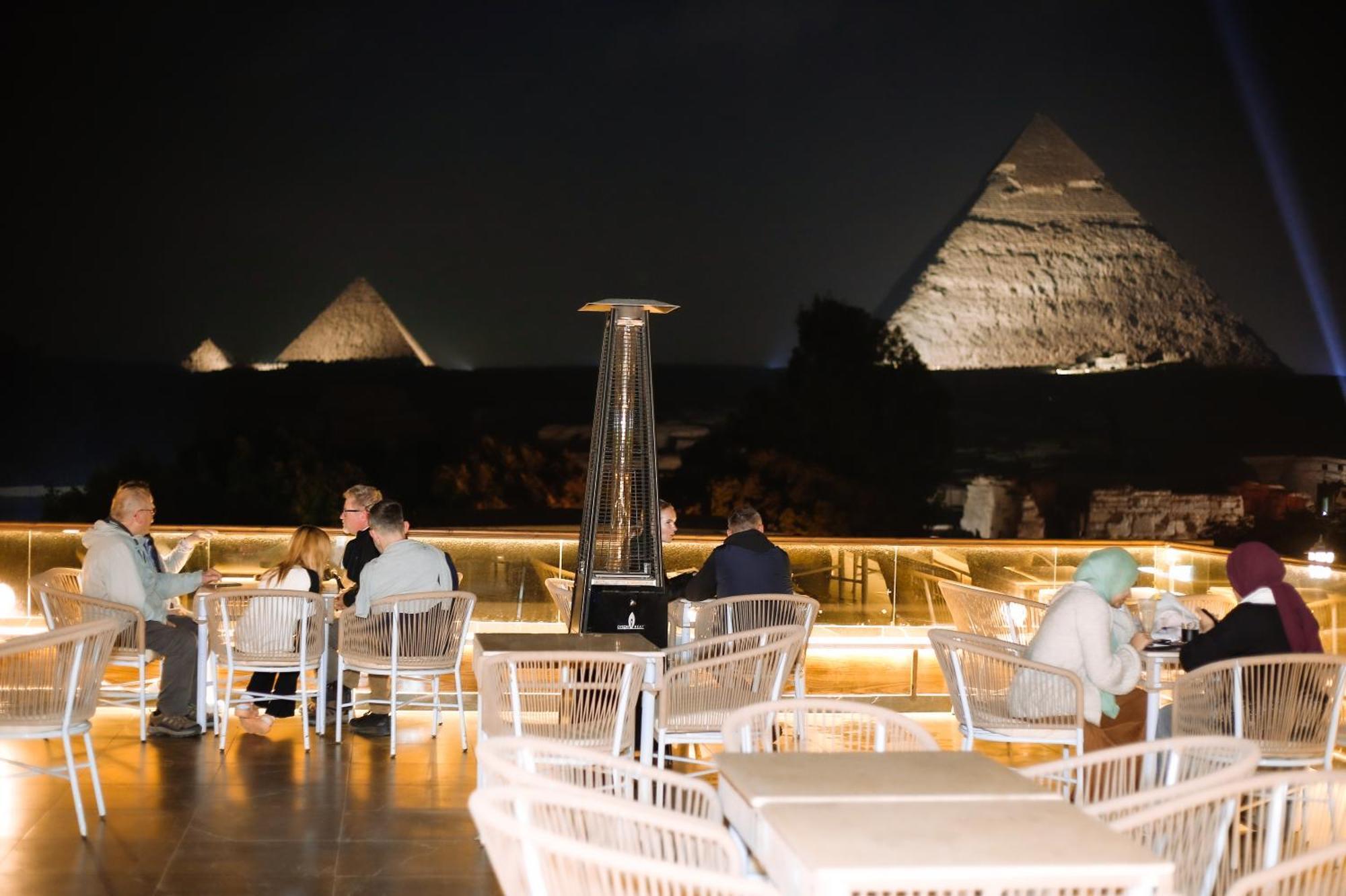 Tree Lounge Pyramids View Inn , Sphinx Giza Kafret el-Gabal Exterior foto