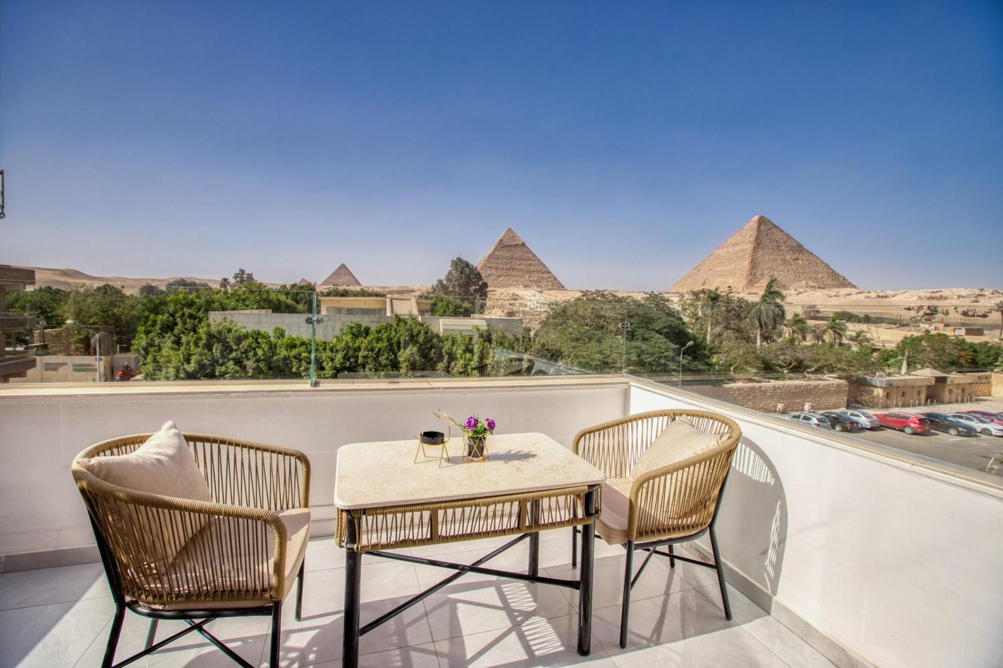 Tree Lounge Pyramids View Inn , Sphinx Giza Kafret el-Gabal Exterior foto